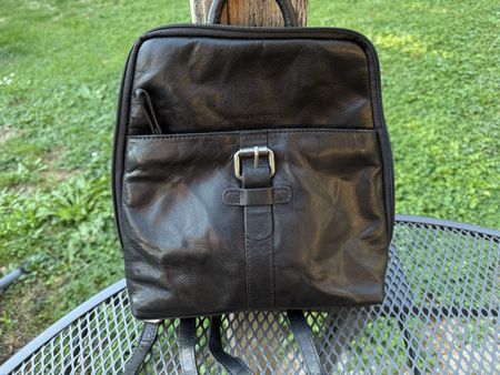 Lederrucksack schwarz Spikes&Sparrow