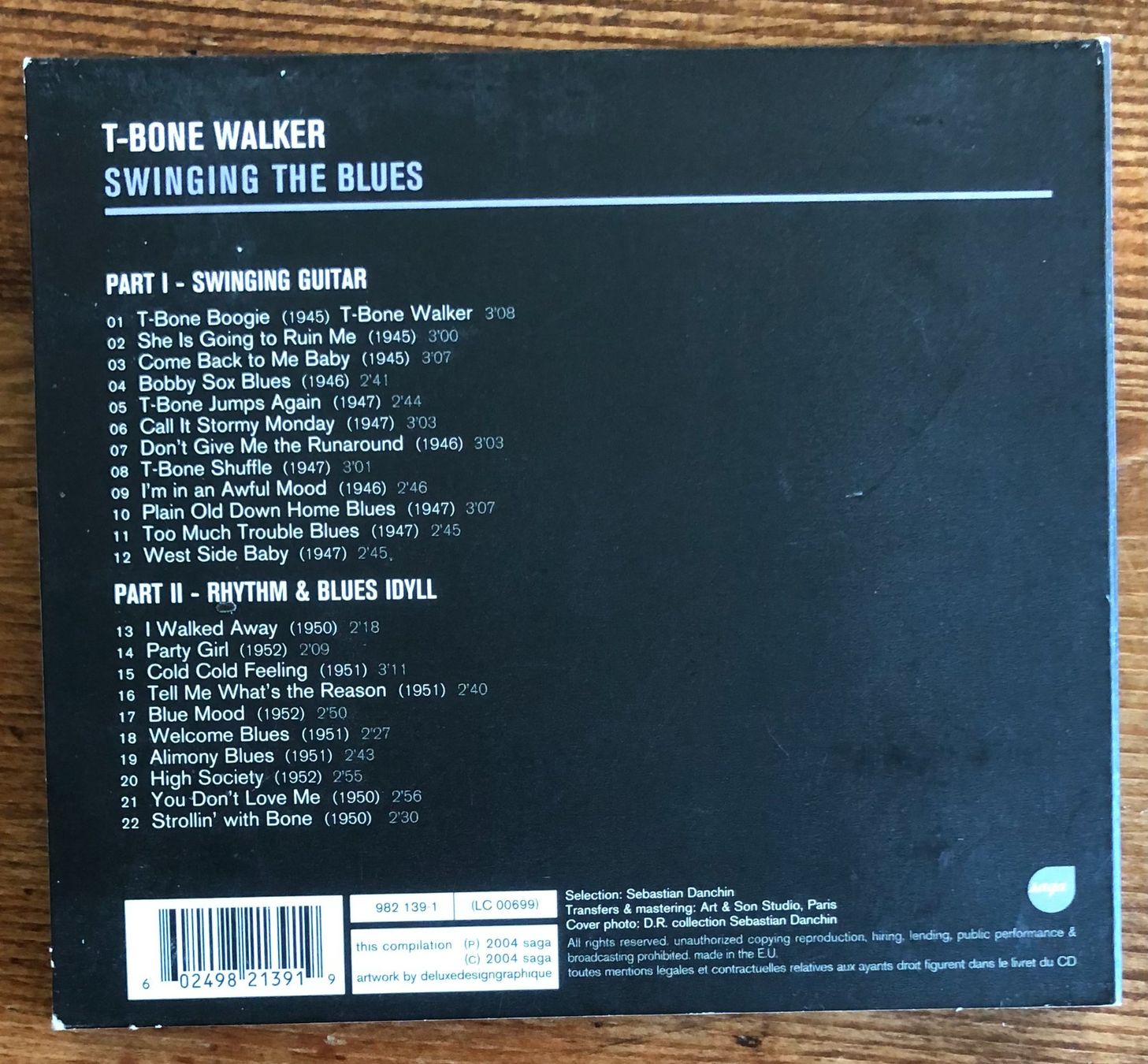 CDs: T-Bone Walker – Swinging The Blues CD, Blues – Gebraucht aus Luzern von Schlafenicht00 1