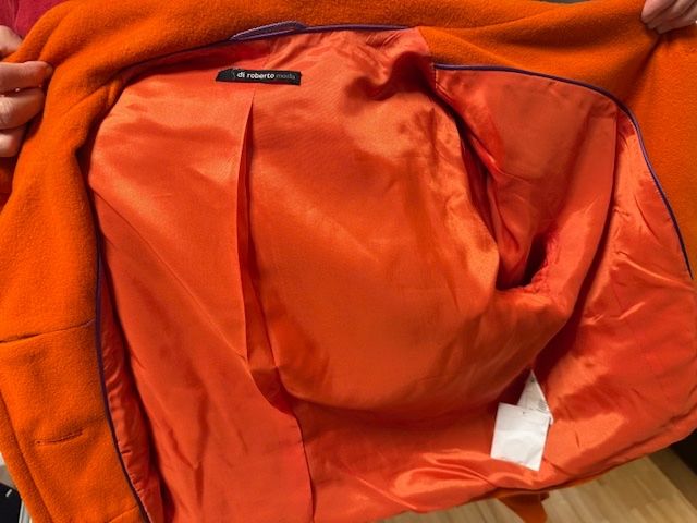 Cappotti: Mantel von Di Roberto, Farbe Orange – Usato da Winterthur venduto da projectcleanup 2