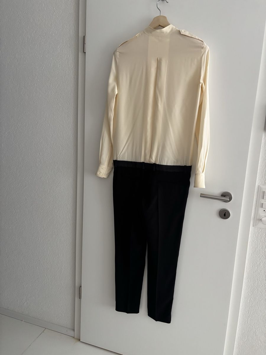 Celine Jumpsuits: Celine Overall / Jumpsuit: Seidenbluse mit Hose – D'occasion à Stettfurt par rebella 2