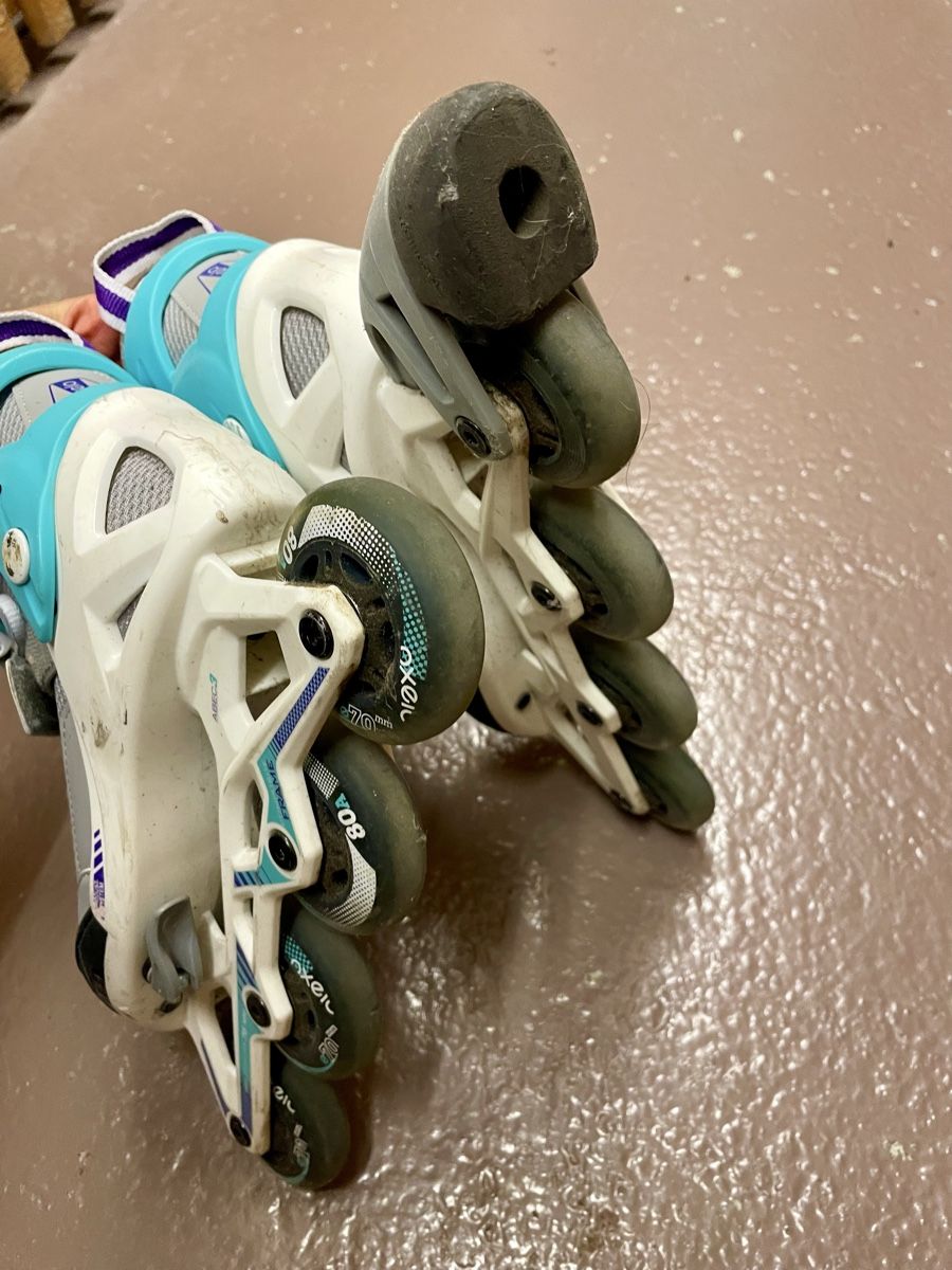 Pattini in linea & Pattini a rotelle: Inline Skates Oxelo Adjustable sizes 32-35 – Usato da Zürich venduto da cel_8yfx 5