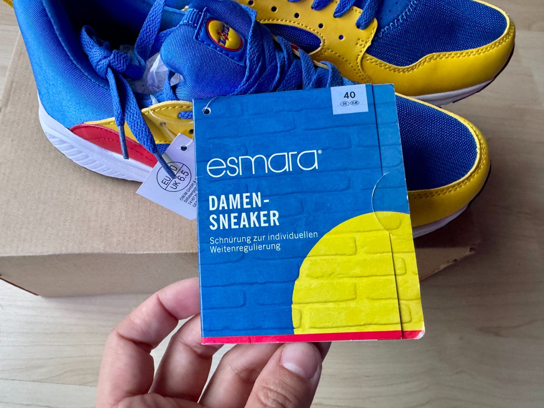 Lidl Herrenschuhe: Lidl Sneakers  Grösse 40 (EU) – Neu (gemäss Beschreibung) aus Schlieren von Edgar_k 3