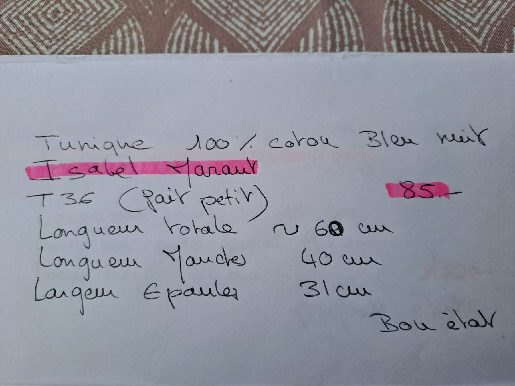 Tuniken: Tunique Isabel Marant – Gebraucht aus La Chaux-de-Fonds von Emmaus2300CDF 7