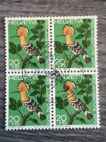 Briefmarken Helvetia Pro Juventute 1970 4er Block