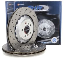 NEU Bremsscheiben BMW M5 M6 F10 F12 Hinterachse OEM SHW