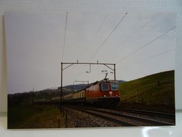SBB Foto: DB Schnellzug mit Re 4/4" 11198 Gossau Januar 1993