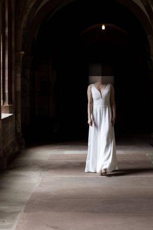 Brautkleid / Hochzeitskleid Braut-Jumpsuit Ivory