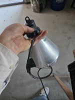 Infrarotlampe f. Tiere, gebraucht, warmes Licht für Kälte