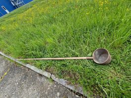 Güllen Schöpfer, Jauche Schöpfer, langem Stiel ca.80 järig