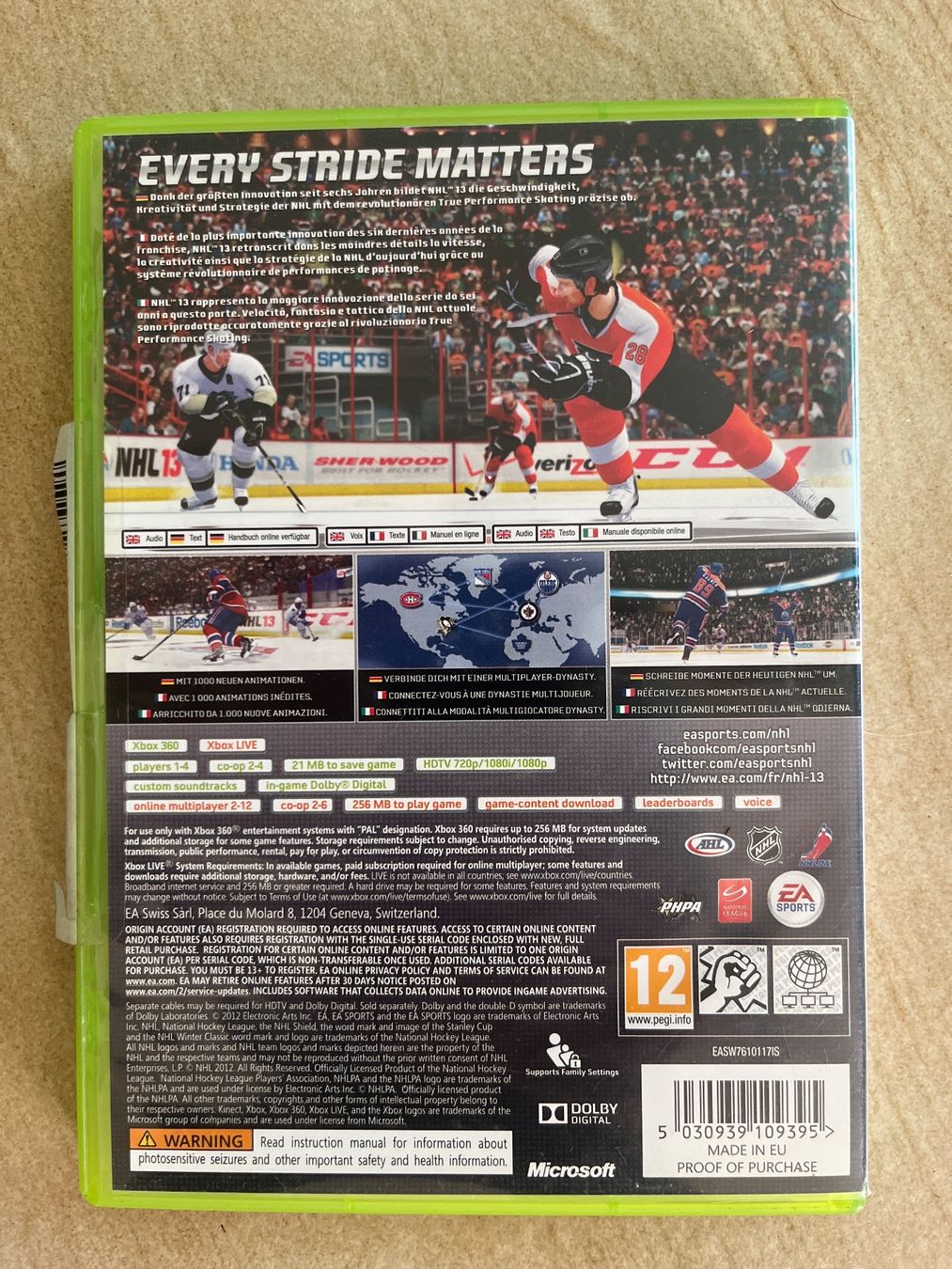Microsoft Giochi: Jeu vidéo NHL 13 pour XBOX 360 – Usato da Vernayaz venduto da Darkfrost 1
