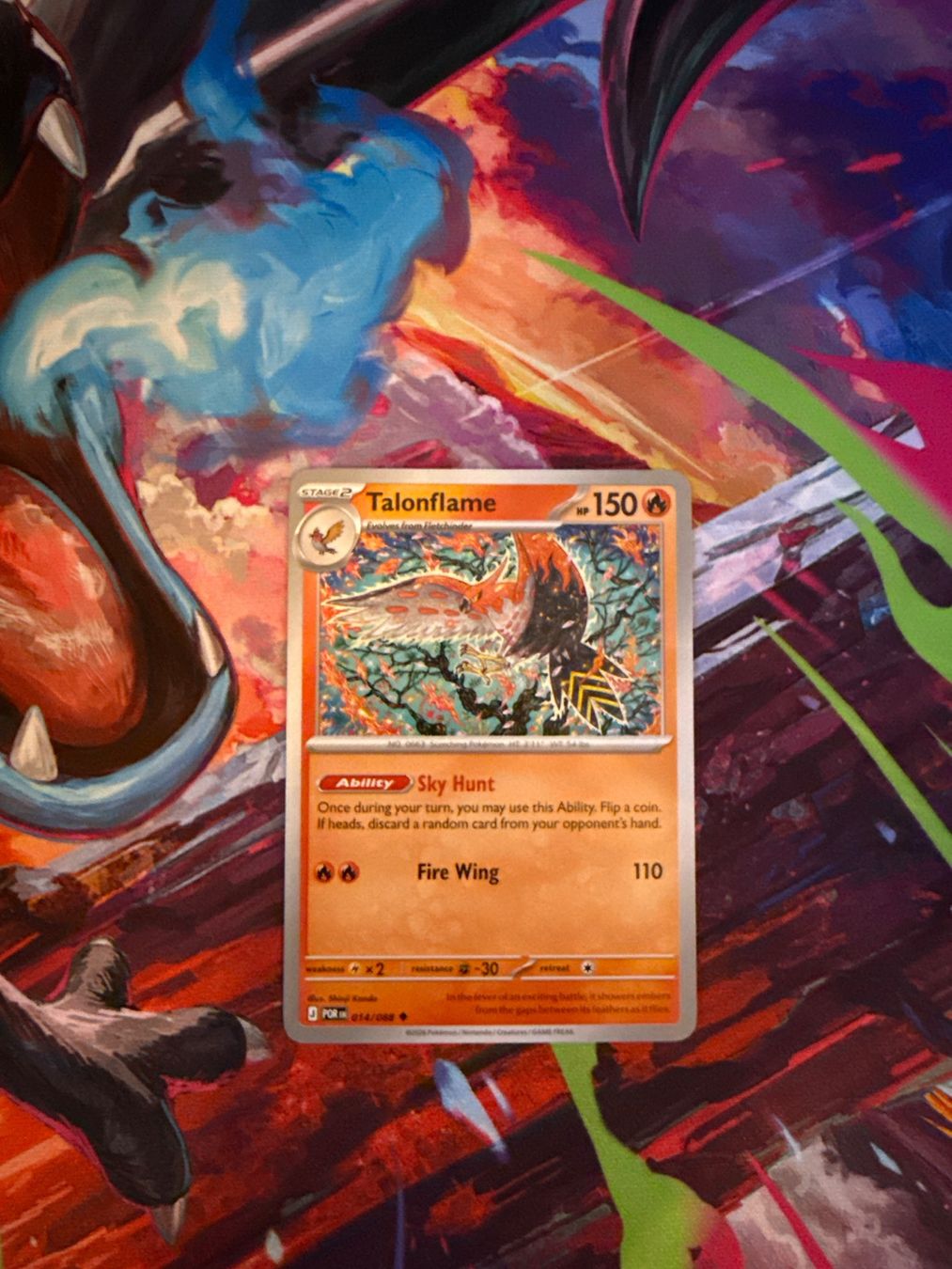 Pokémon Sammelbilder & Trading cards: Talonflame Normal 014/088 Perfect Order English – Gebraucht aus Thun von venneck