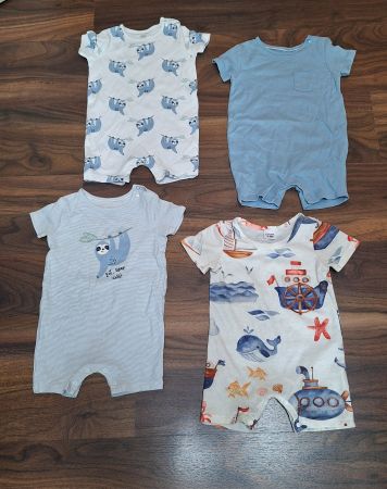 Sommer-Pyjamas, Grösse 74/80, 4 Stück