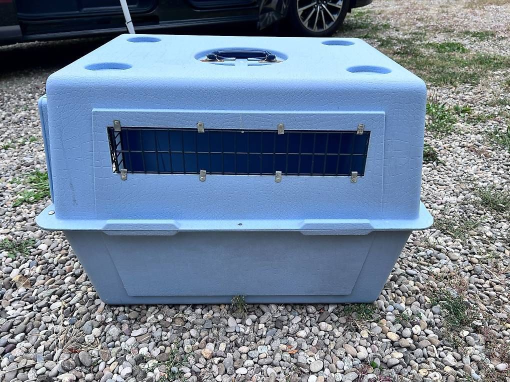 Gabbie, trasporto & Sicurezza: Stabile Hundeboxe mit festem Gitter – Usato da Rheinsulz venduto da Perola 1