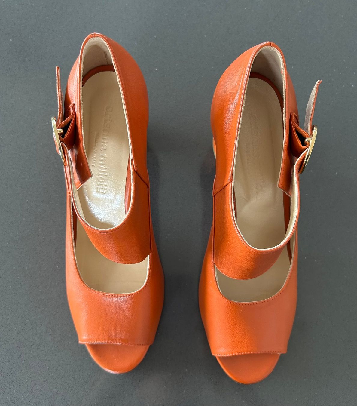 Chaussures femmes: Peeptoes orange – Neuf (Voir description) à Rombach par joergus 3
