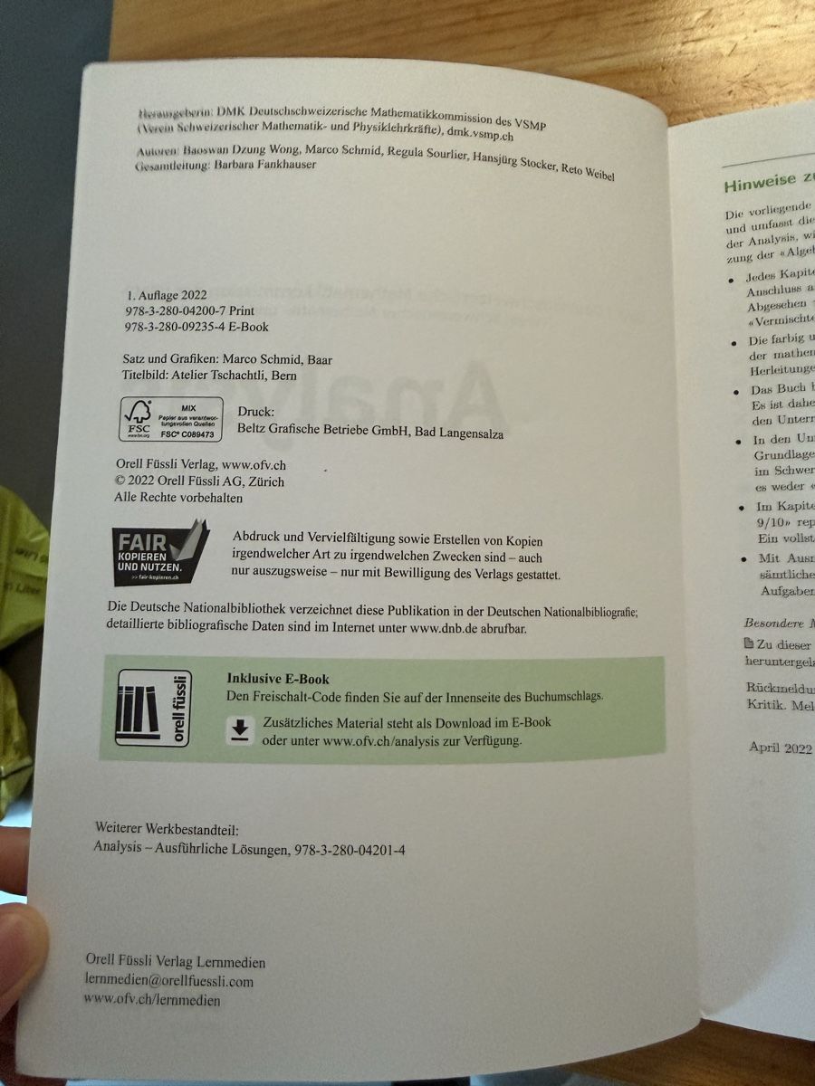 Bücher: Analysis Aufgaben Buch – Neu (gemäss Beschreibung) aus Meilen von vil_j6bf 2