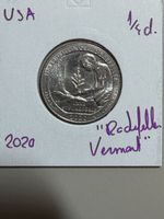 USA - 25 cents - 2020 - Vermont
