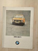 BMW 2002, Ti Prospekt 1969 Rarität,