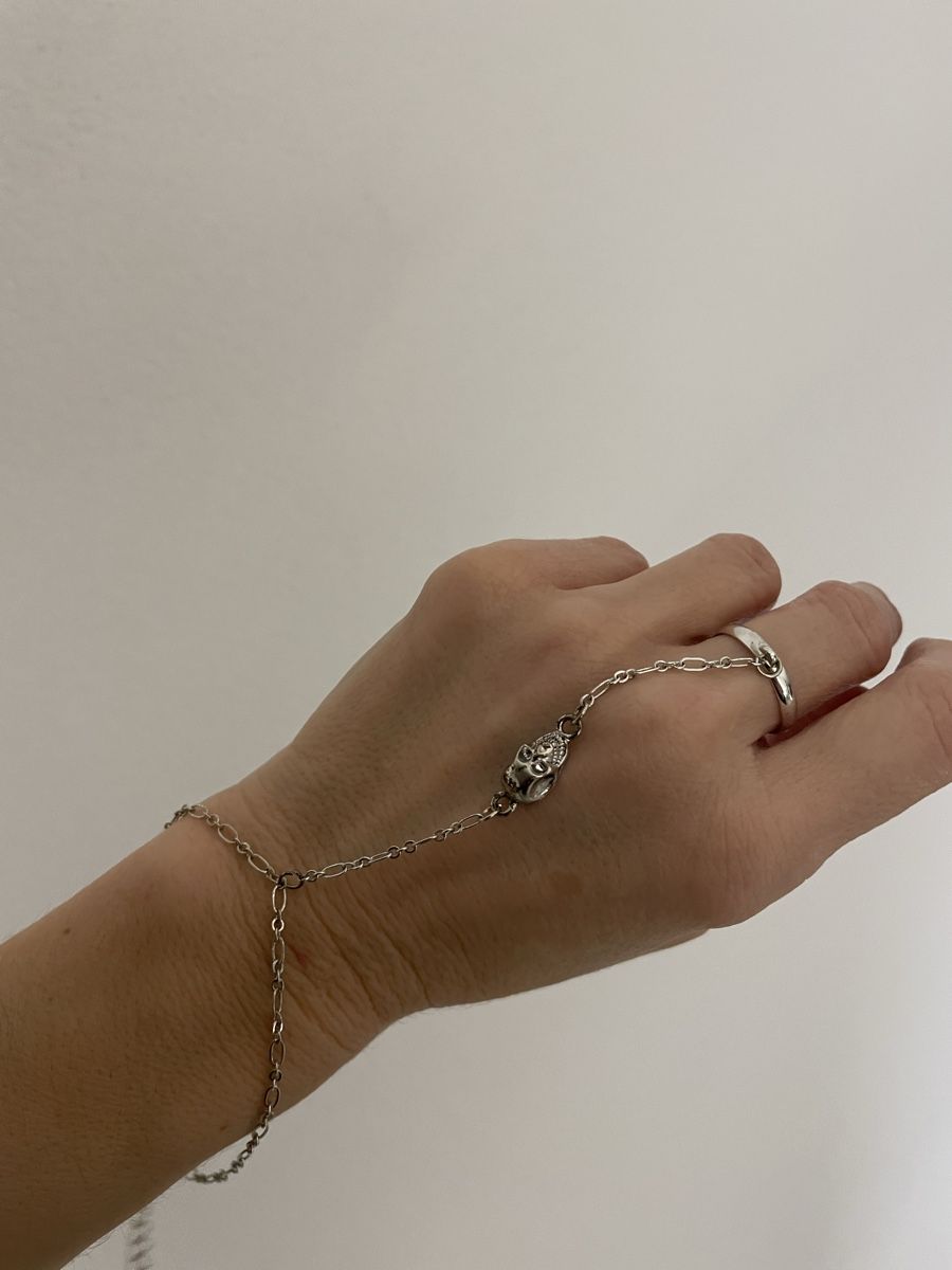 Bracciali & Braccialetti: Wunderschöner Modeschmuck Armband mit Ring/verstellbare Grös – Nuovo (secondo la descrizione) da Rothrist venduto da ilodj