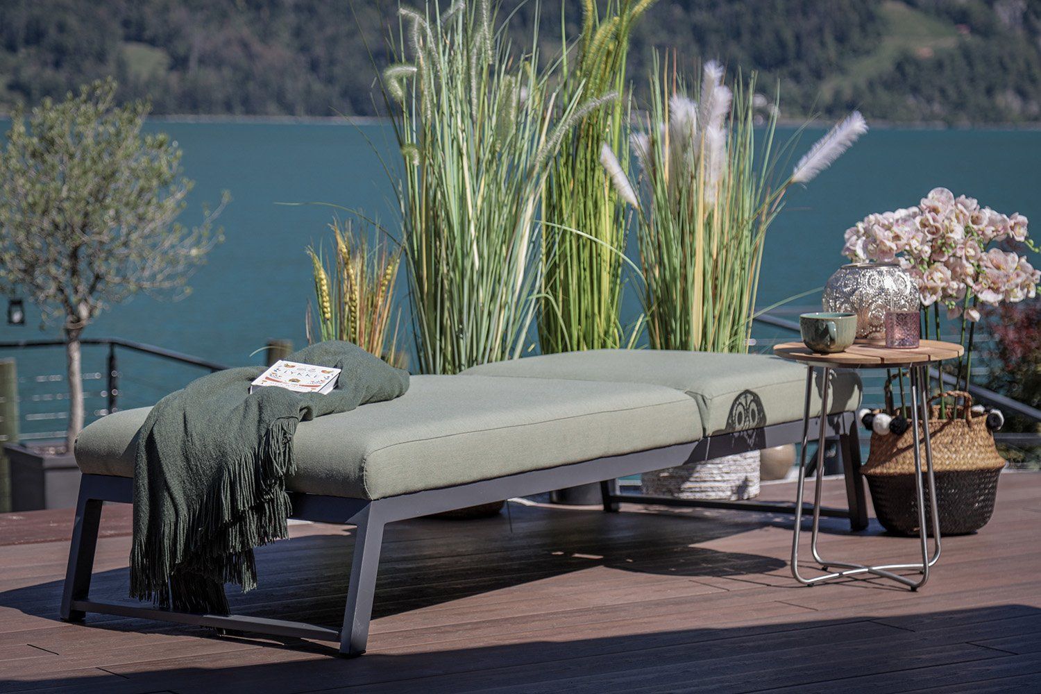 Viplounge Chaises longues: Liegestuhl forest green – Neuf avec emballage d'origine à Uznach par viplounge 1
