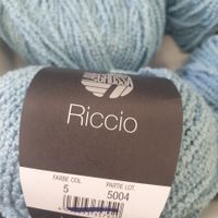 2 Kn. RICCIO Lana Grossa Fb. 5-5004 blau