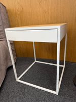 Whitebeds Tisch 540, mit Schublade, weiss matt