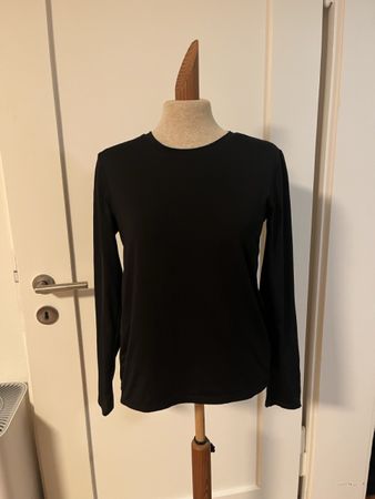 Schwarzes Sport Langarmshirt Grösse S von H&M