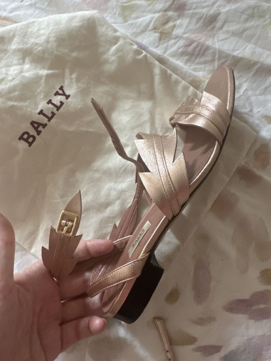 Bally Damenschuhe: Bally rose gold sandals Gr 39 – Gebraucht aus Basel von Greenways 3