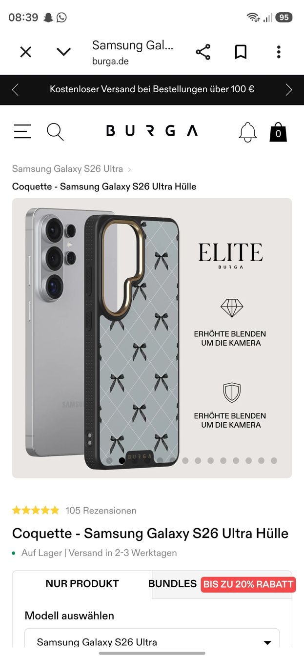Samsung Handys / Smartphones: Burga Handy Hülle – Neu und originalverpackt aus Unterägeri von mbr_p58w 4