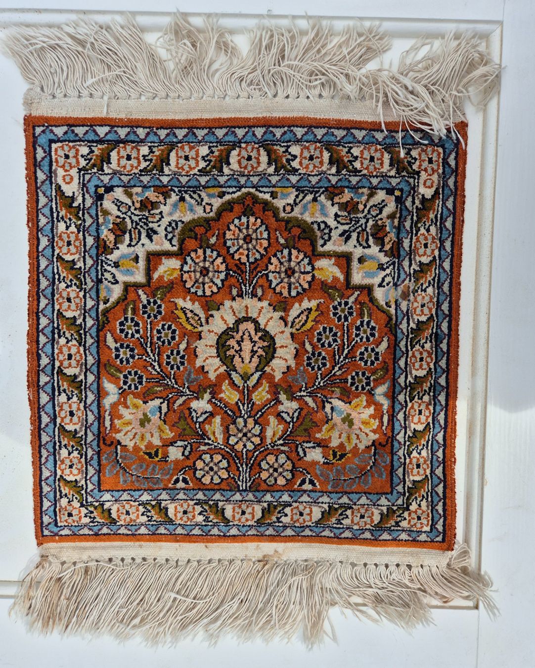 Tappeti: Kleiner Orientteppich, 38 x 38 cm, Kaschmir & Seide – Usato da Hägendorf venduto da Saskia0