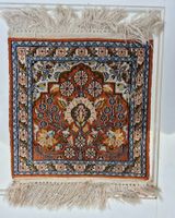 Kleiner Orientteppich, 38 x 38 cm, Kaschmir & Seide