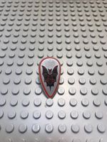 Lego Schild (2586p4f) mit Fledermaus Muster