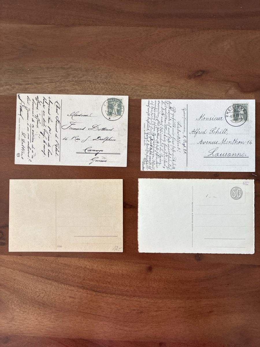 Cartoline postali: 8 Ansichtskarten Schweiz von Zweisimmen BE – Usato da Oftringen venduto da Cla.vD.74 1