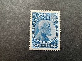 Liechtenstein No. 3 Kreidepapier Falz * (E57)