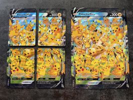 Pikachu V-Union Set SWSH Black Star Promos SWSH 139-142