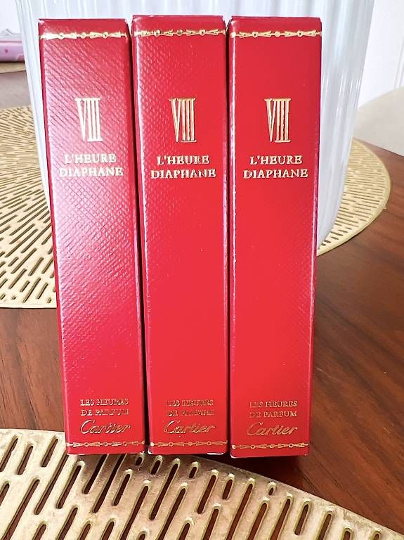 Cartier Profumi & Eau de Toilette: Cartier  LHeure Diaphane VIII  3×3.5 ml – Nuovo e nell'imballaggio originale da Dietlikon venduto da jgr_gr98 2