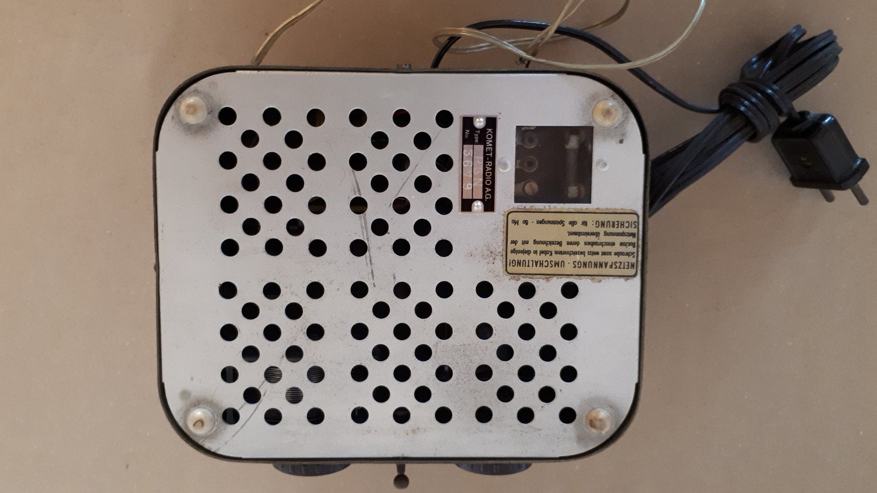 Funktechnik: Antike Rahmenantenne Komet RGN – Gebraucht aus Madiswil von 20gls 5