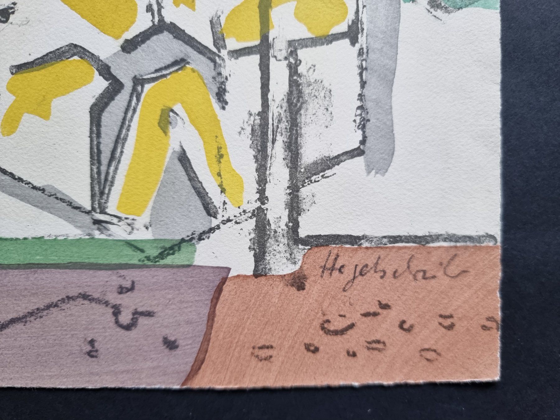 Grafica & Litografie: Max Hegetschweiler 1902-1995    Lithografie handsigniert – Usato da Gersau venduto da grafik-kunst 1