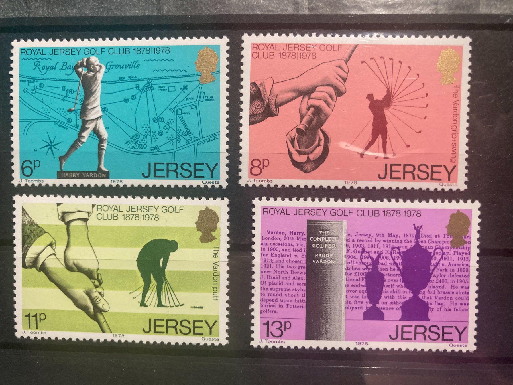 Tutti i francobolli: Jersey 1978 Satz Golfclub postfrisch – Nuovo (secondo la descrizione) da Liestal venduto da schnueps