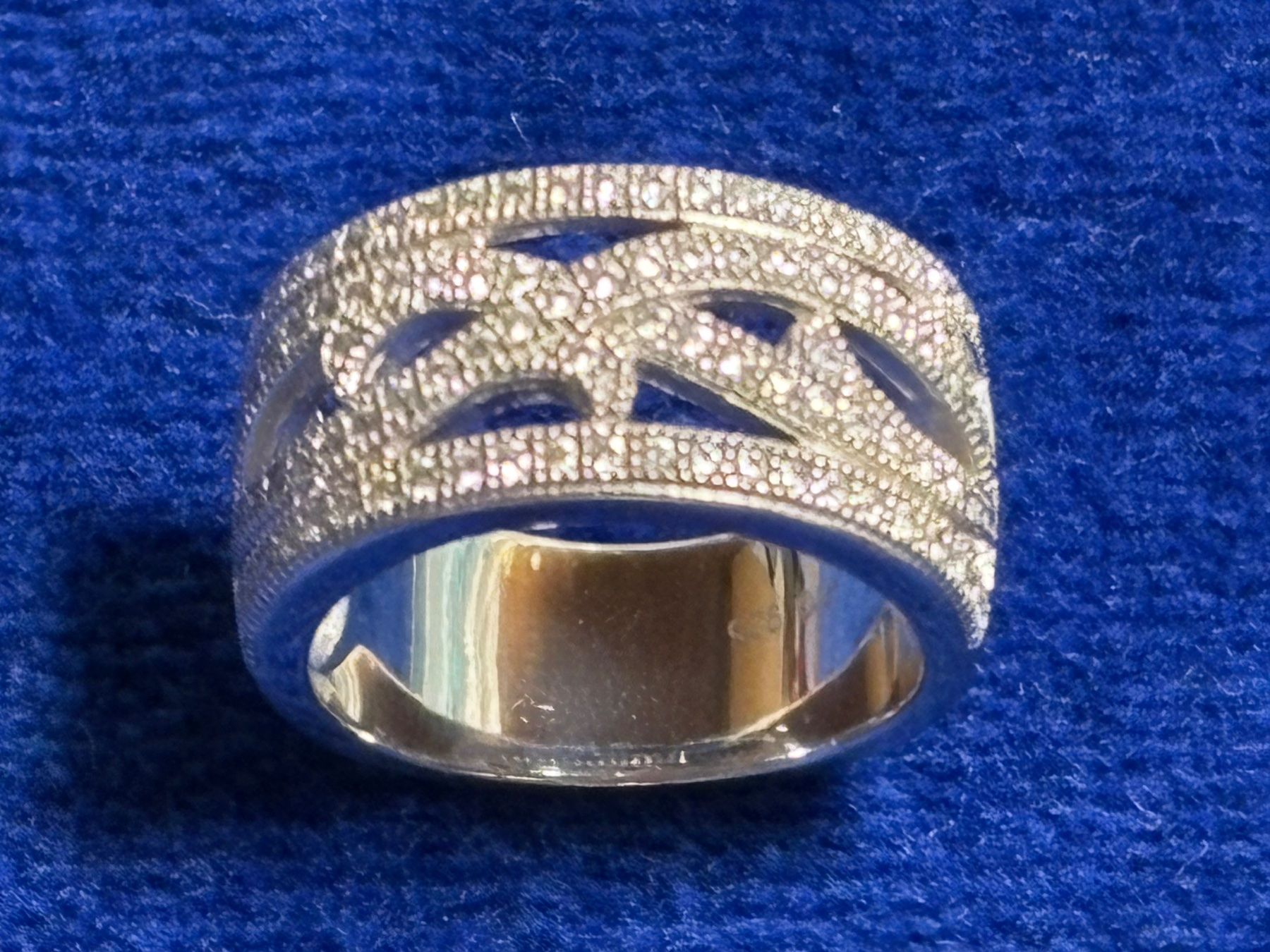 Ringe: Silberring 925, Grösse 9 , mit Zirkonia – Gebraucht aus St. Peterzell von Verena400