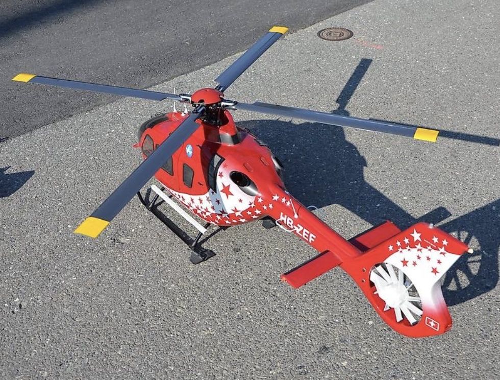 Modellismo RC: Helikopter EC135 Air Zermatt – Usato da Limpach venduto da Pilatus22 1