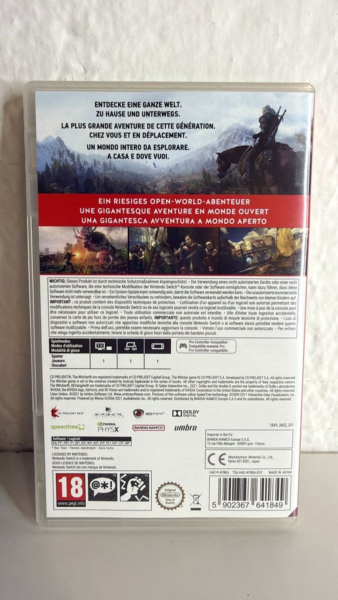 Nintendo Spiele: The Witcher 3 Wild Hunt - Nintendo Switch Game – Gebraucht aus Ehrendingen von bubulence 1