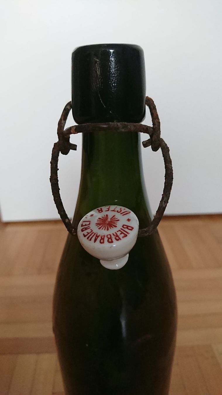 Bicchieri, Caraffe & Bottiglie: RARITÄT! Bierflasche "Bartensteins Uster Bier" – Usato da Lichtensteig venduto da Hai36ch 3