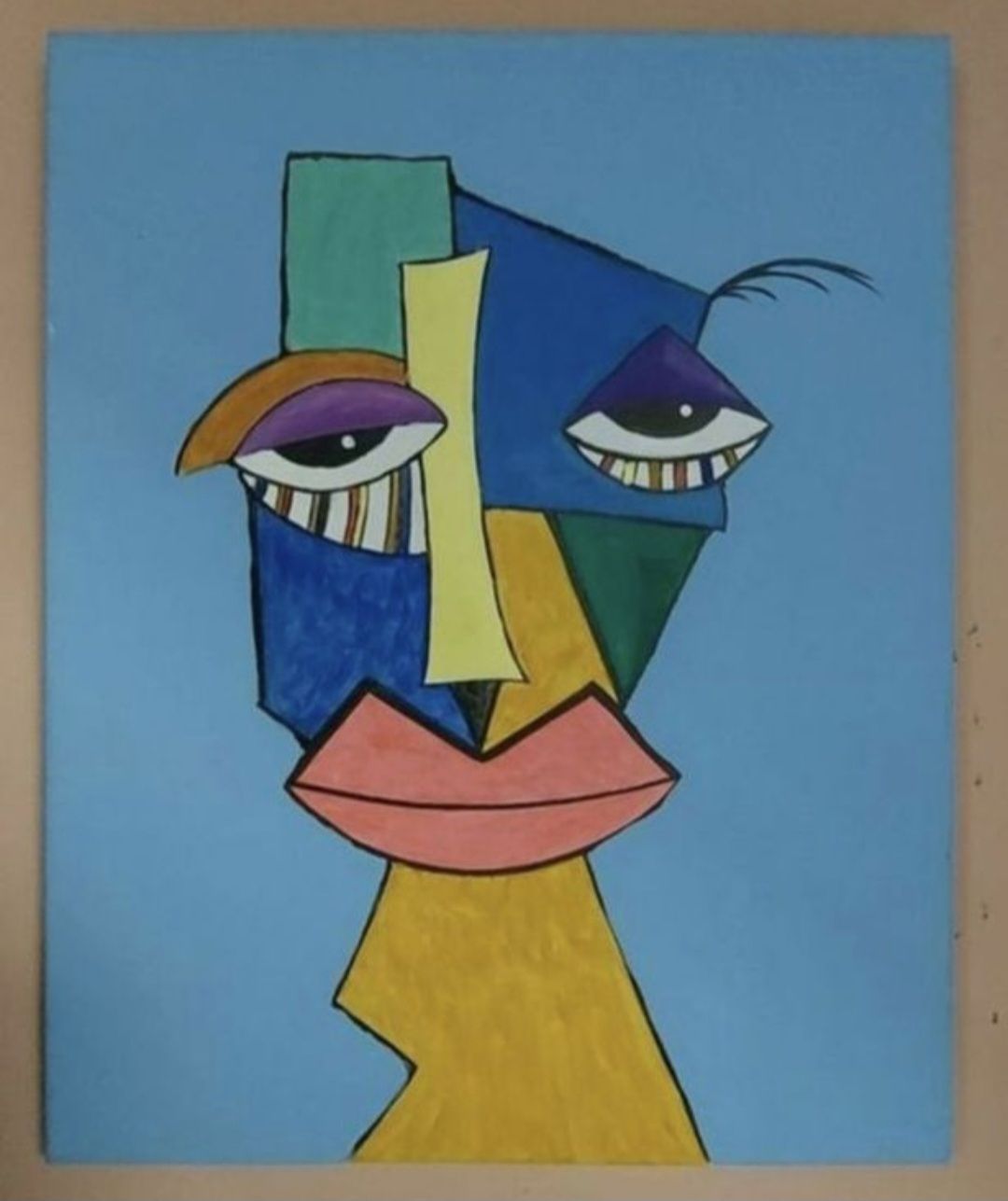 Gemälde: Gemälde " Der innere Blick " handmade 40×50 – Neu (gemäss Beschreibung) aus Riehen von Steinbock1970 1