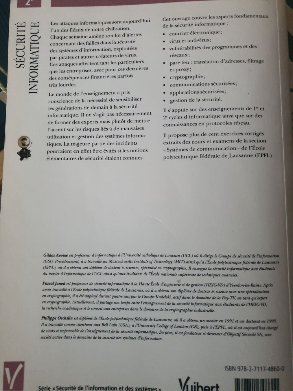 Libri: Sécurité informatique Cours et exercices corrigés – Usato da DUGNY (-Leytron) venduto da Rdeny 1