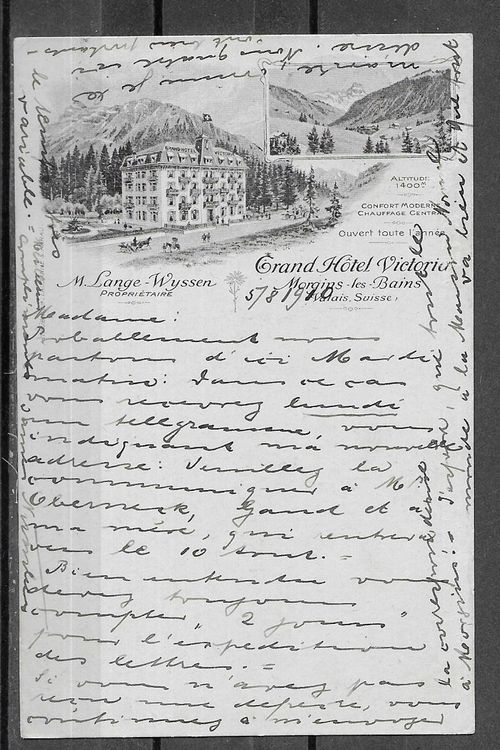 Poster Litho 50x70cm "Evian Les Bains" - Reproduction D'affiche Vintage De Station Thermale