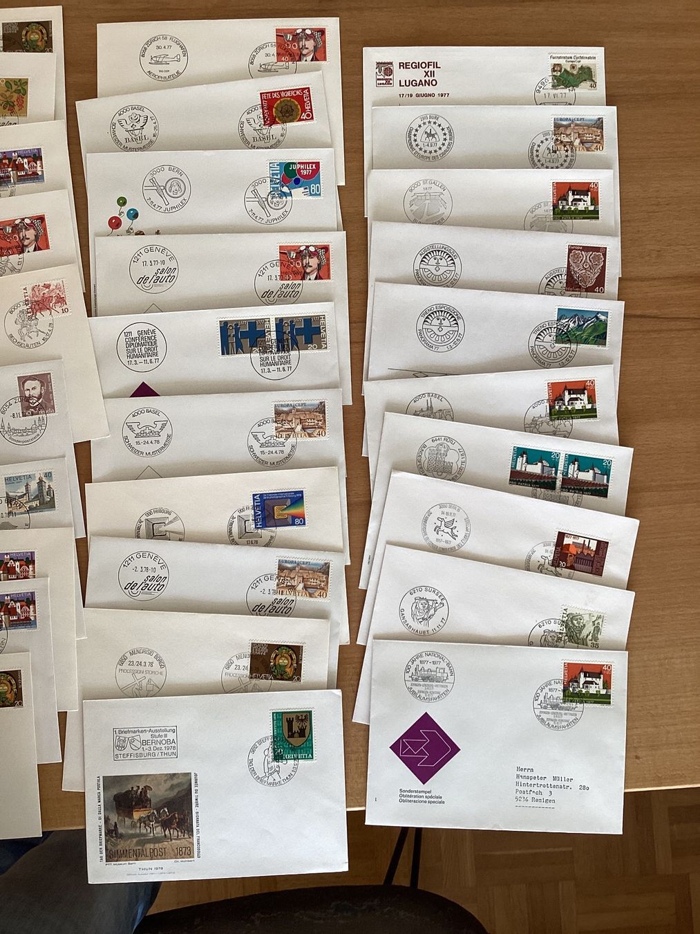 Tutti i francobolli: sonderstempel briefmarke – Usato da Reinach BL venduto da andreas_mueller 1