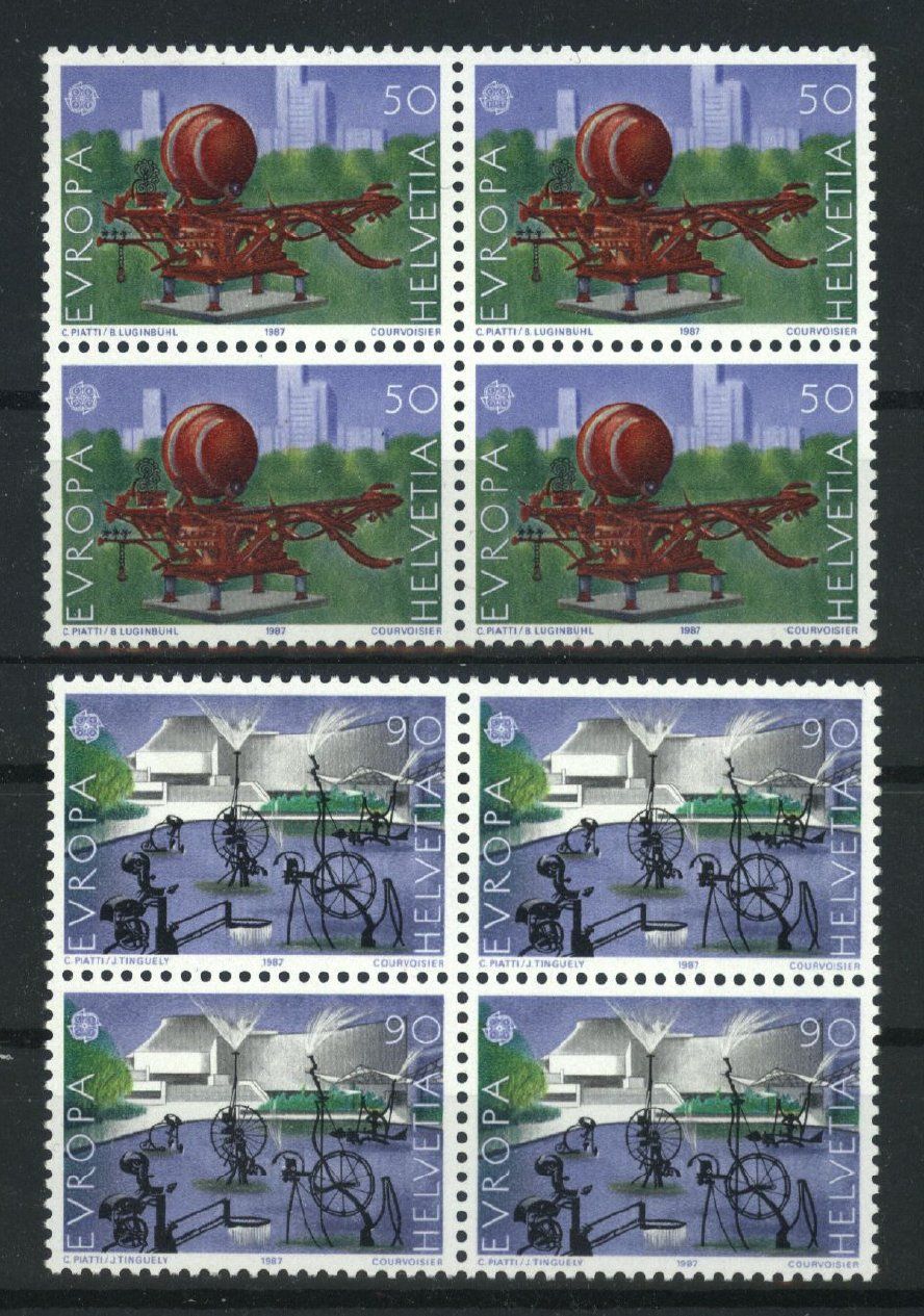 Tutti i francobolli: 1987, Europa, Viererblöcke ** – Usato da Willisau venduto da Vollstempel