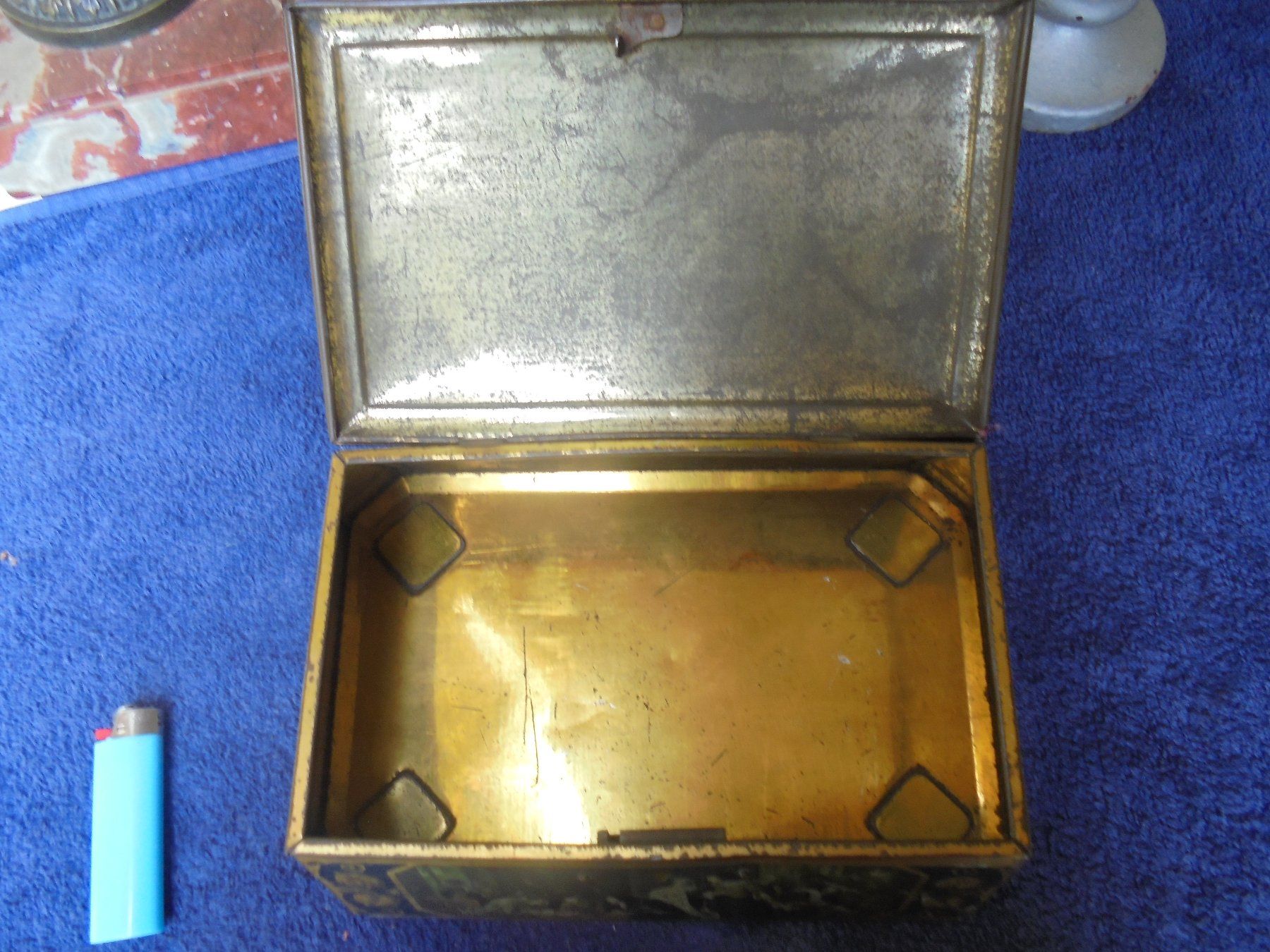 Contenitori & Simili: Antike Biscuitdose , um 1900-20 – Usato da Camorino venduto da Hunpete 6