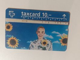 Seltene PTT Taxcard 10.-Top Zustand