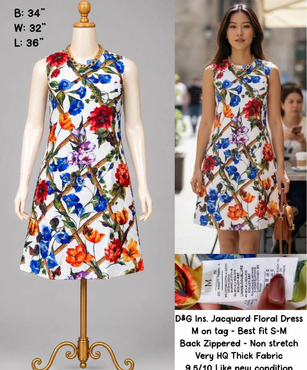Kleider: Floral Cotton Shift Dress [D&G Style] – Gebraucht aus St.Josefen von lop_lh8d